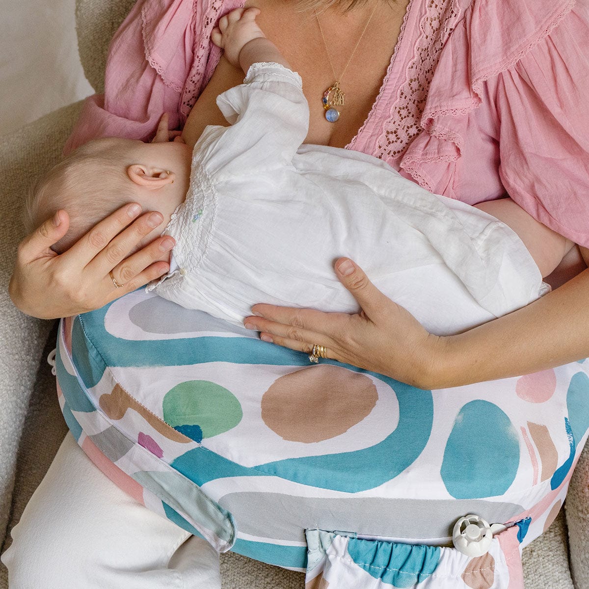 Organic cotton nursing pillow hotsell