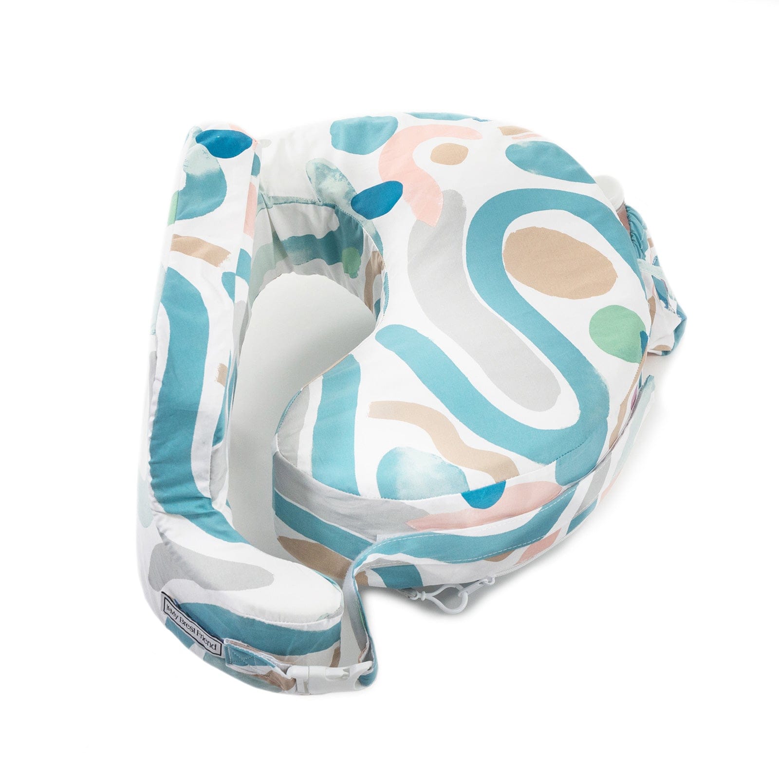 My Brest Friend Organic Super Deluxe Nursing Pillow in Modern Art Organic